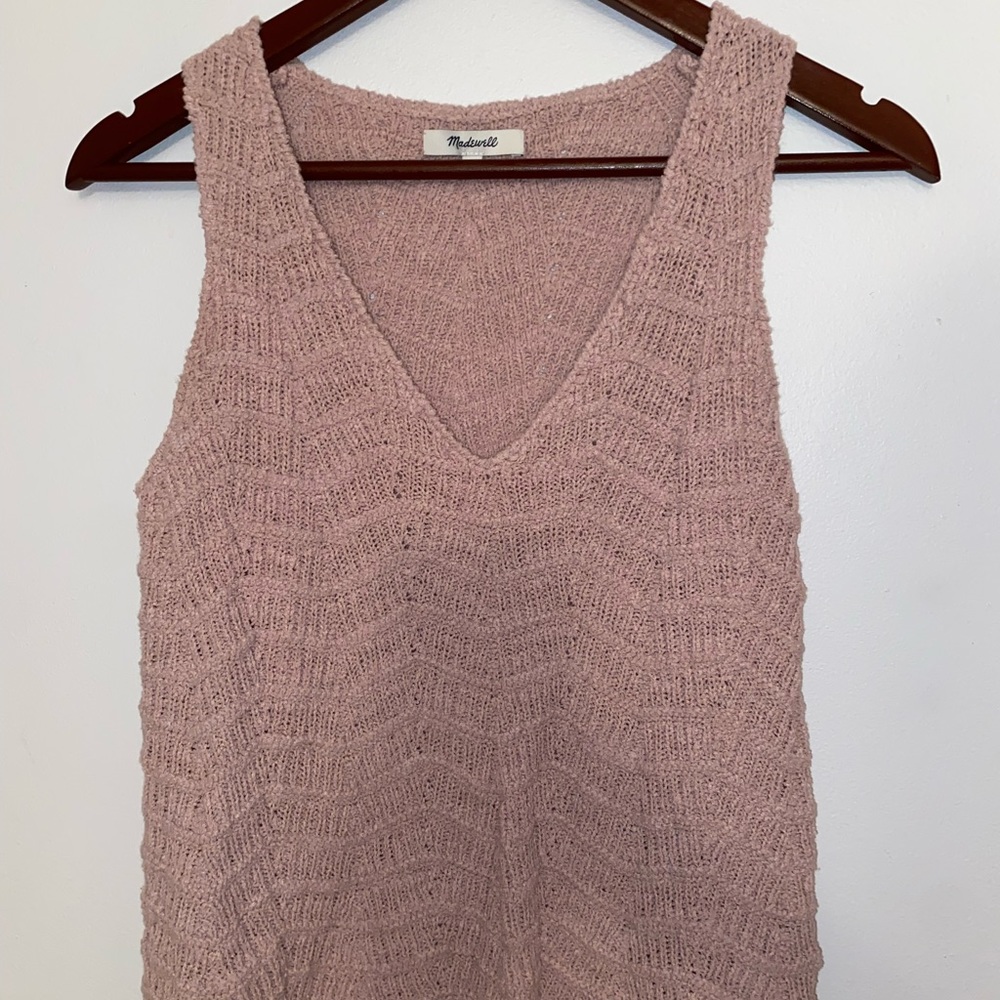 Madewell Pink Knitted Tank